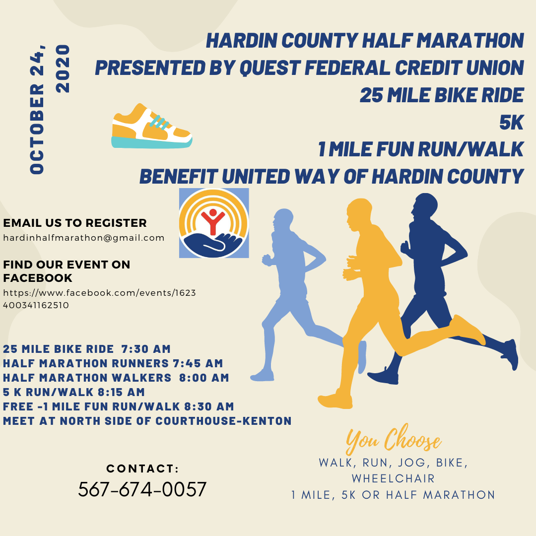 Quest Fqu Says Join Our Half Marathon Or Our 25 Mile Bike Ride Or 5k