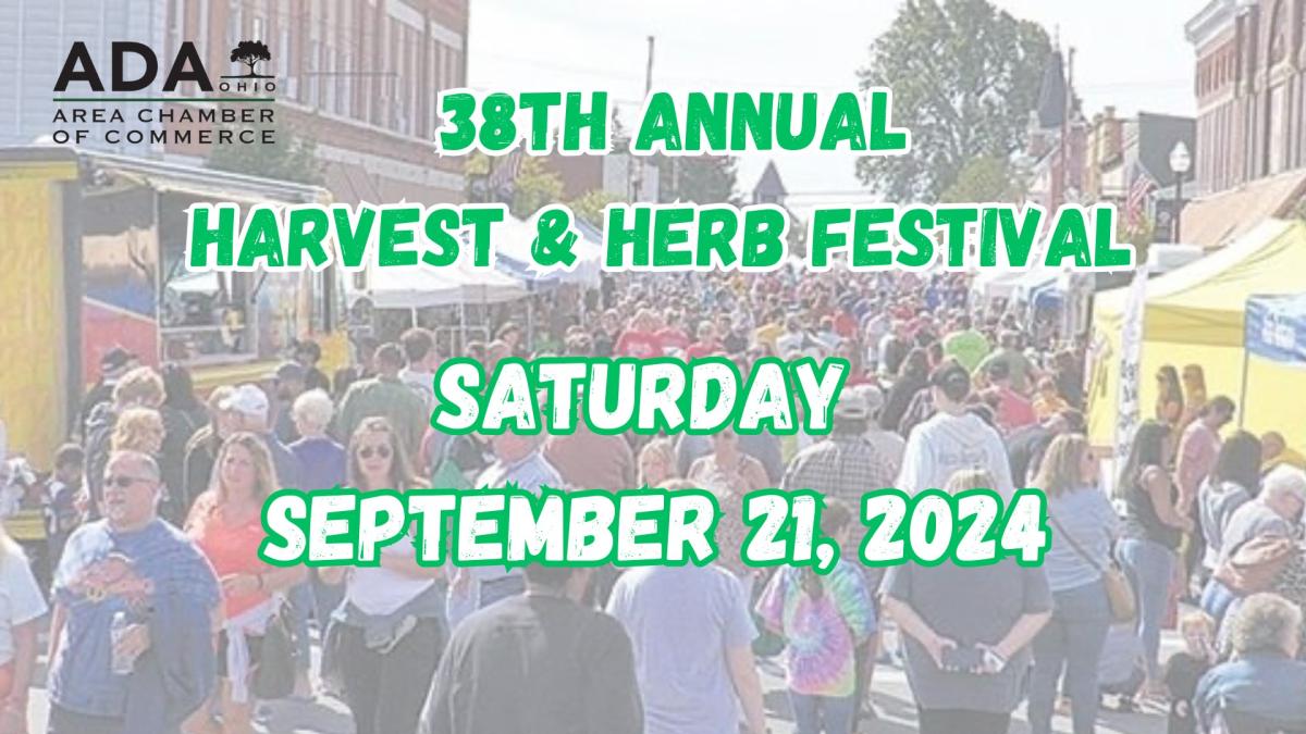 2025 Harvest & Herb date announced Ada Icon