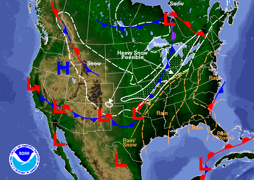 Saturday evening's map | Ada Icon