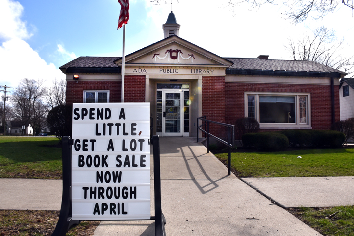 Book it to the library | Ada Icon