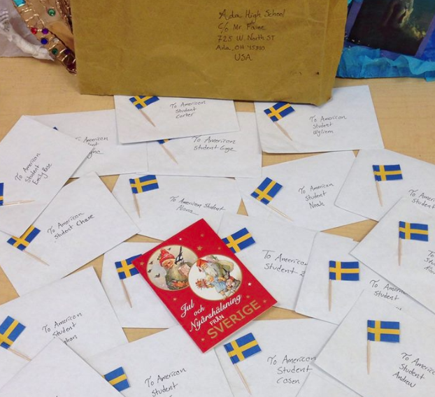 Christmas greetings from Sweden