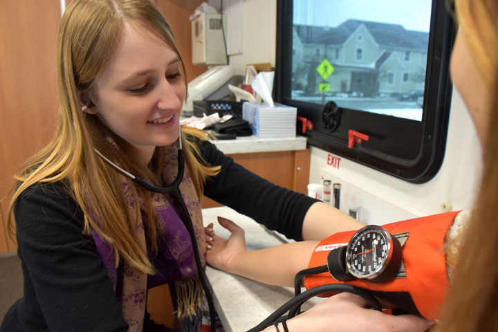HealthWise blood pressure check