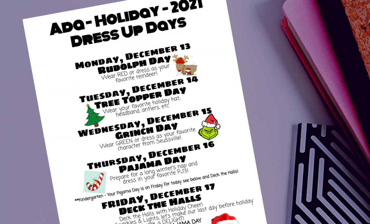 School holiday dress code