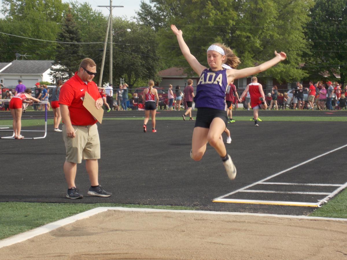 Halfway there Day 1 of district track and field meet Ada Icon