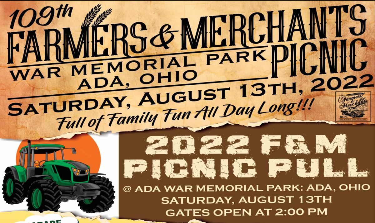 All day fun: August 13 Farmers & Merchants Picnic