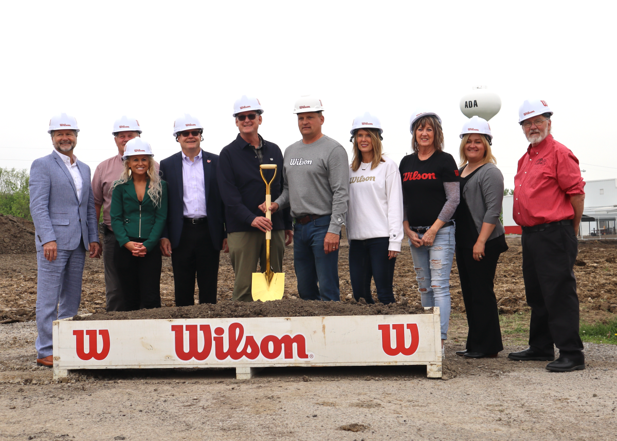 Wilson Sporting Goods breaks ground on new facility Ada Icon