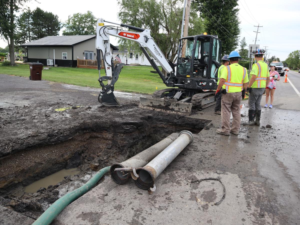 Main St. water loss Ada Icon