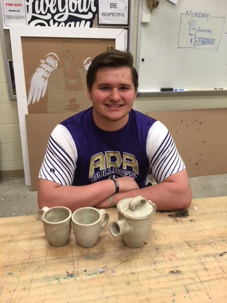 Noah Matson, ceramics, tea set.