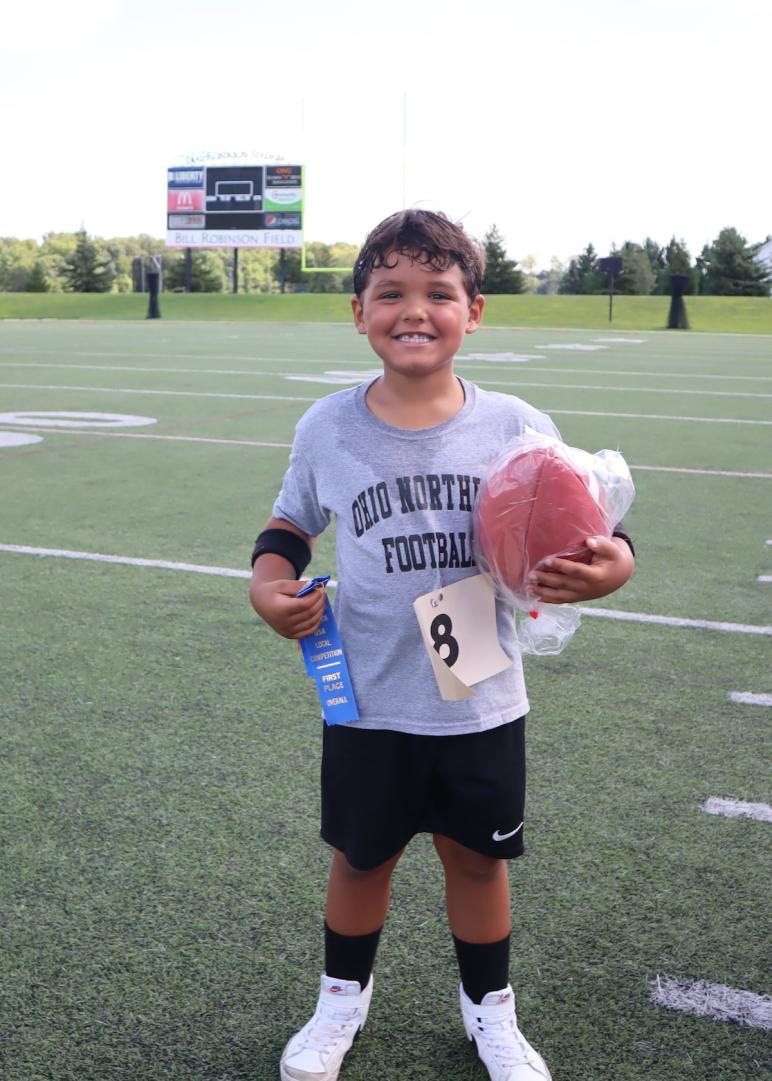 5-6 year old division first place finisher