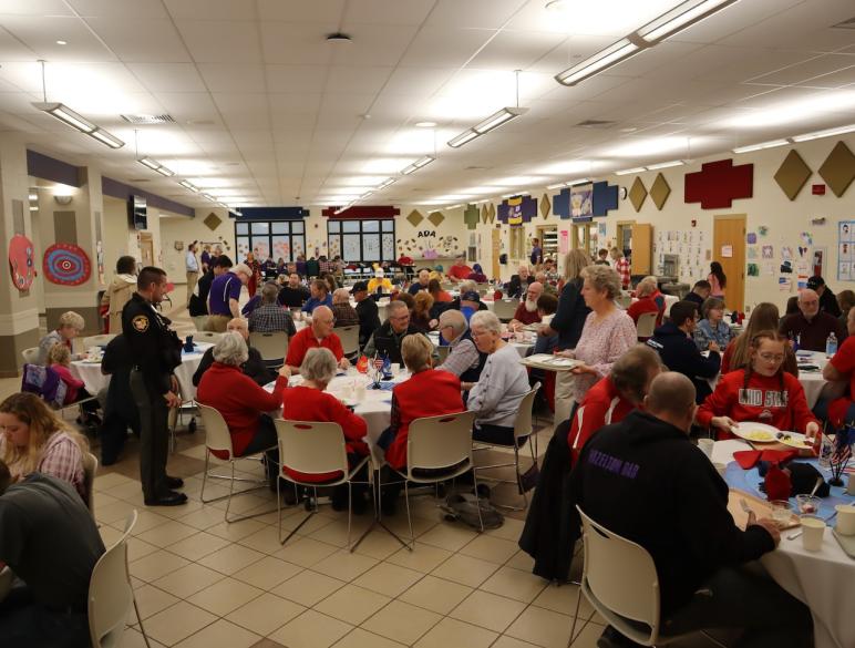 Guests at Veterans' Day breakfast 2022