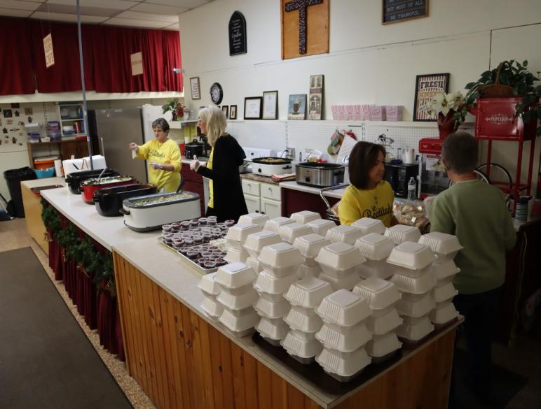 Ready for diners and carry-out