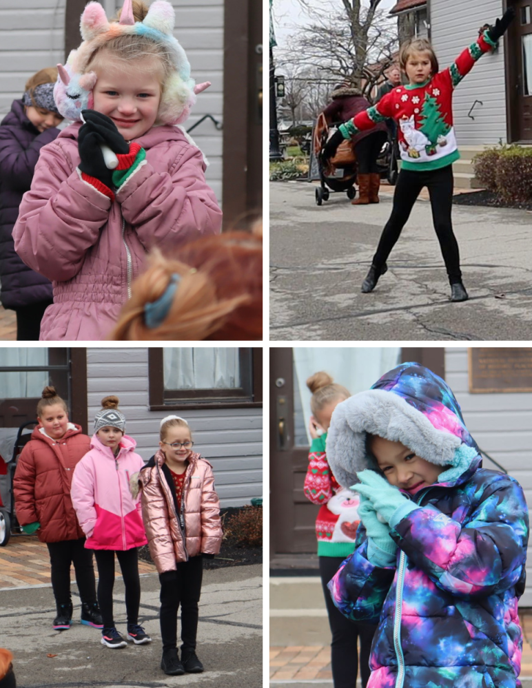 Dancers performed outside the Depot