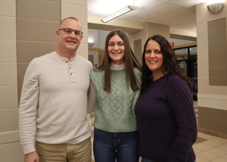 Kyle, Kirsten and Lori Poling