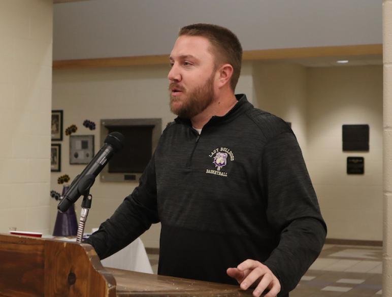Emcee Britton Devier