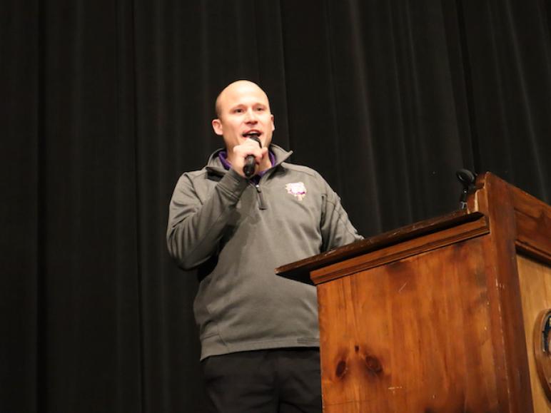 Principal Dan Lee, emcee