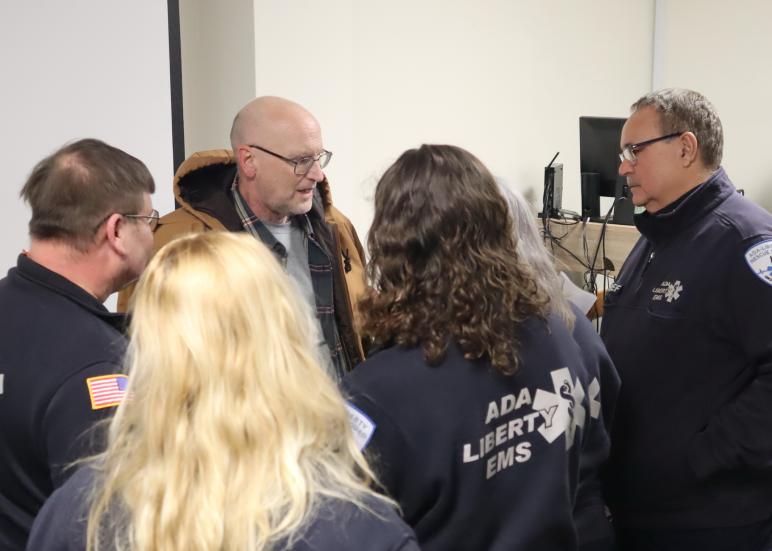 Lifesaving crews meet a thankful, recovering Trebilcock