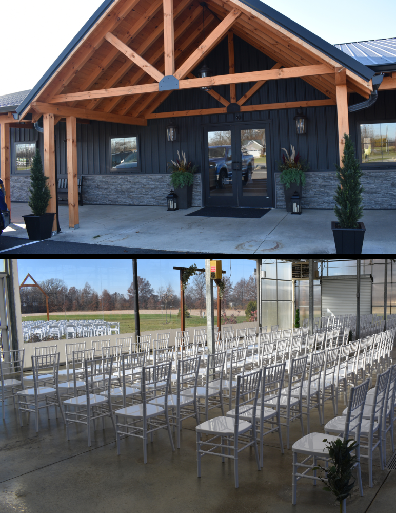 Liberty Oaks venue on State Route 235 north of Ada