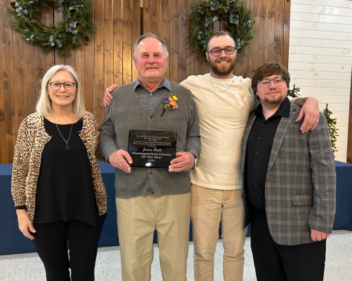 Jamie Hall and family