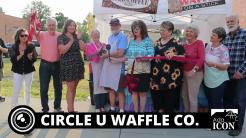 Circle U Waffle Co Ribbon Cutting with the Ada Area Chamber of Commerce